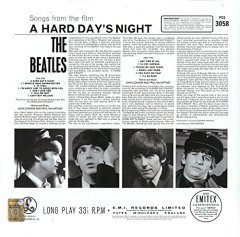 THE BEATLES - A HARD DAY'S NIGHT (1964) - LP 180GR 2012 EDITION REISSUE SIFIR PLAK