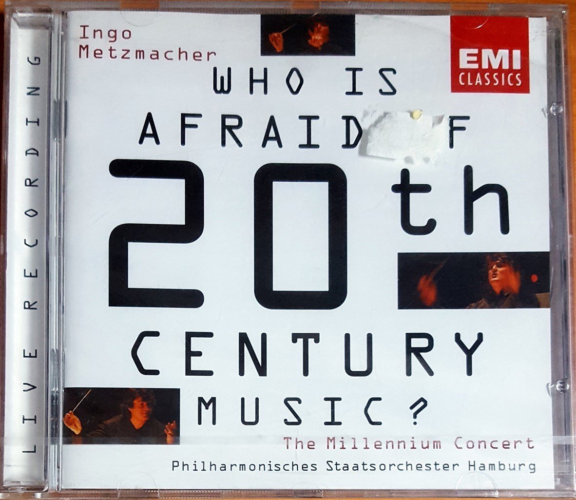 WHO IS AFRAID OF 2OTH CENTURY MUSIC? / THE MILLENNIUM CONCERT / PHILHARMONISCHES STAATSORCHESTER HAMBURG / STRAVINSKY, RAVEL (2000) EMI CLASSICS CD SIFIR