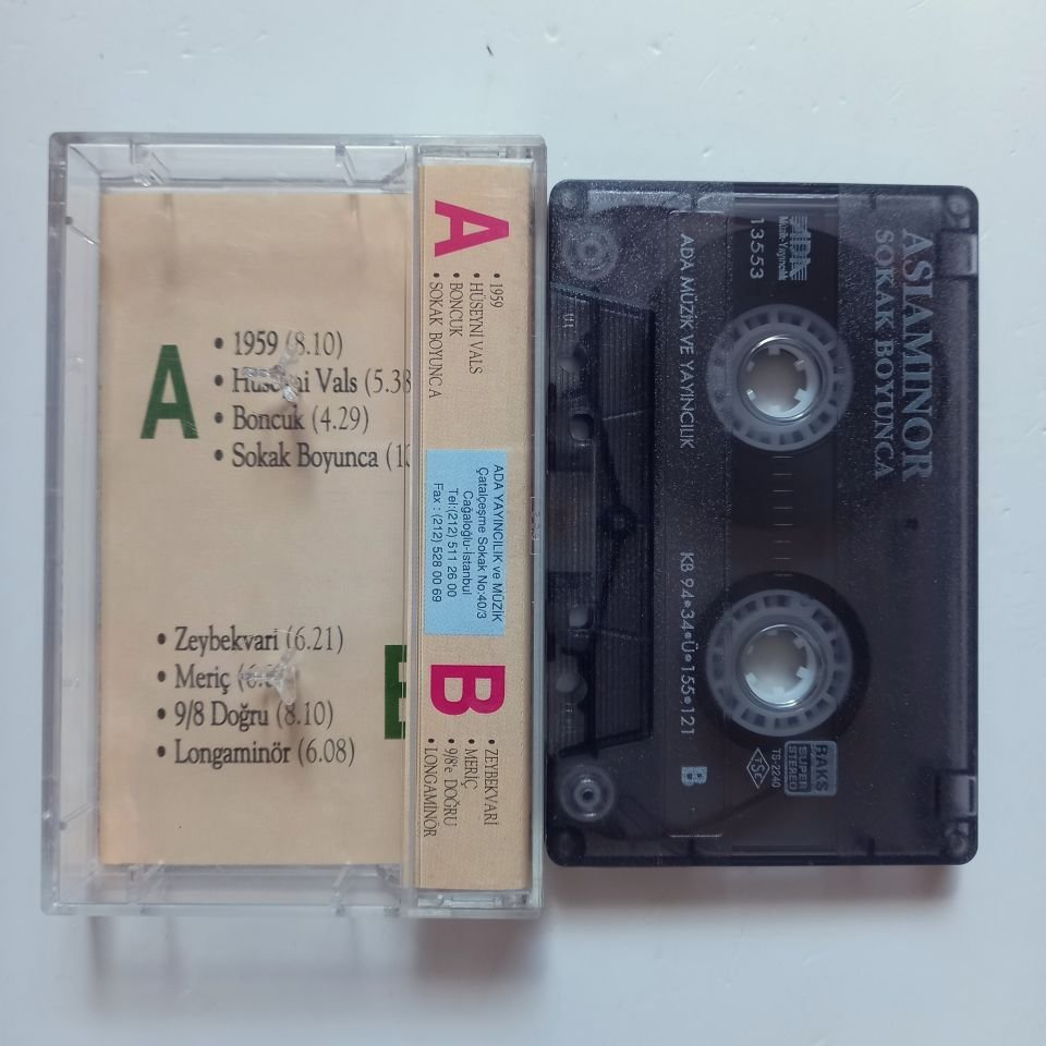 ASIAMINOR - SOKAK BOYUNCA (1994) - KASET 2.EL