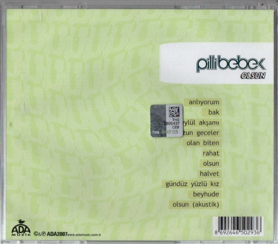PİLLİ BEBEK - OLSUN (2007) - CD 2.EL