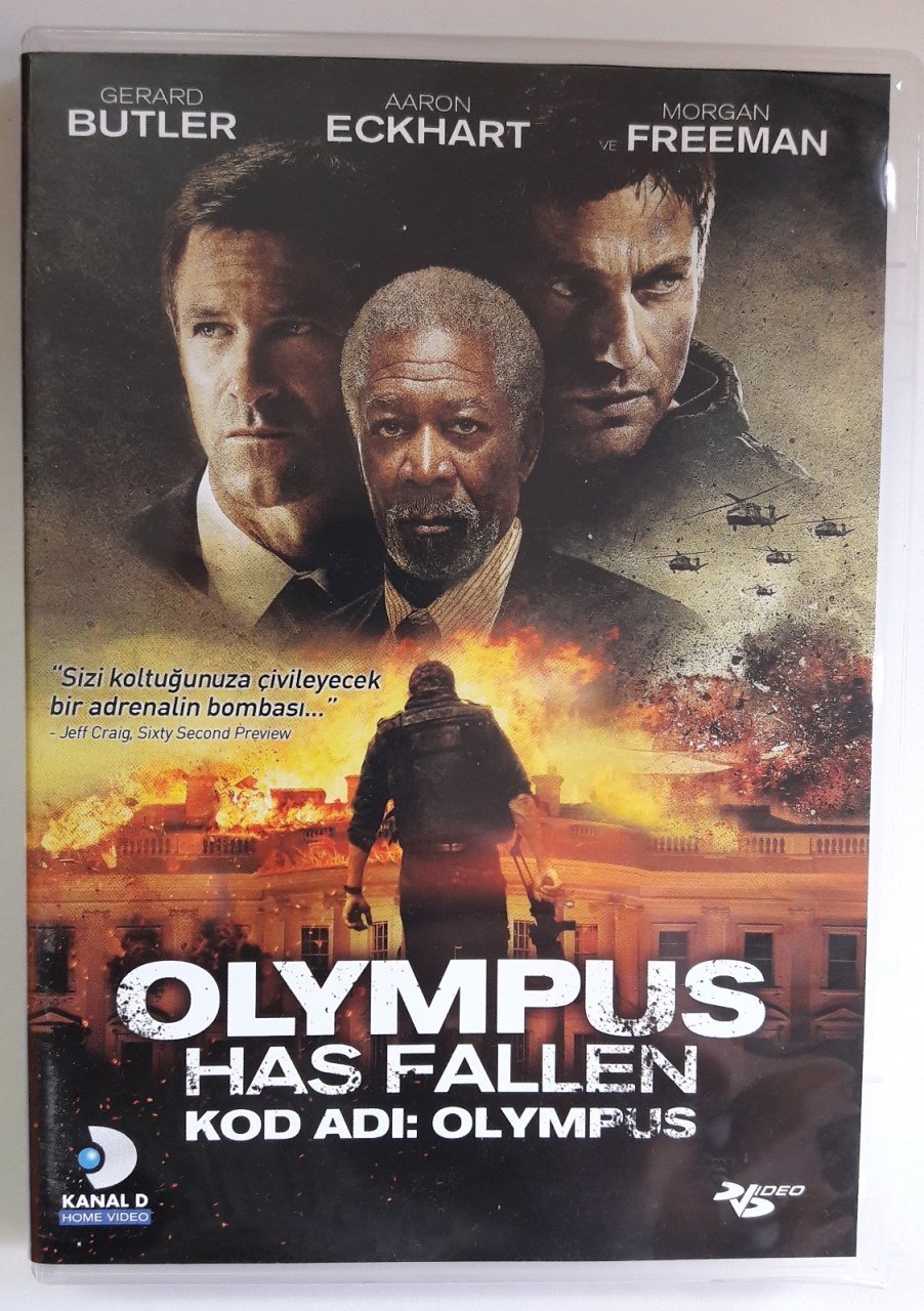 KOD ADI OLYMPUS  - OLYMPUS HAS FALLEN - GERARD BUTLER - AARON ECKHART - MORGAN FREEMAN - DVD SIFIR