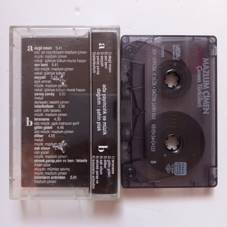 MAZLUM ÇİMEN - ÇİMEN TÜRKÜLERİ (1995) - KASET 2.EL