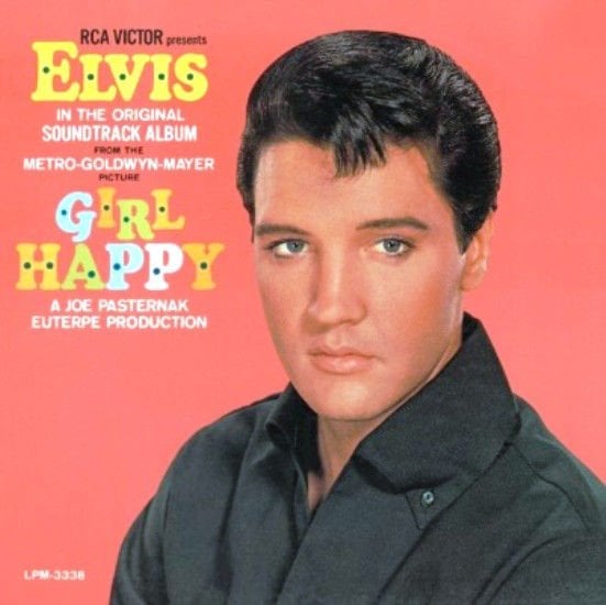 ELVIS PRESLEY ‎– GIRL HAPPY / SOUNDTRACK (1965) LP MOV 2010 REISSUE SIFIR PLAK