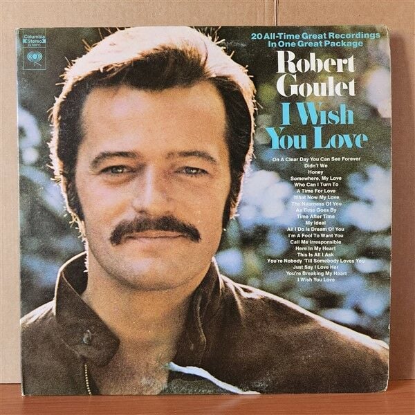 ROBERT GOULET – I WISH YOU LOVE (1970) - 2LP 2.EL PLAK