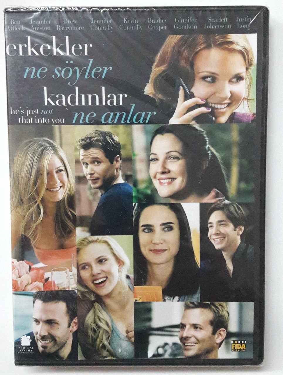 ERKEKLER NE SÖYLER KADINLAR NE ANLAR - HE'S JUST NOT THAT INTO YOU - BEN AFFLECK - JENNIFER ANISTON - DREW BARRYMORE - DVD SIFIR