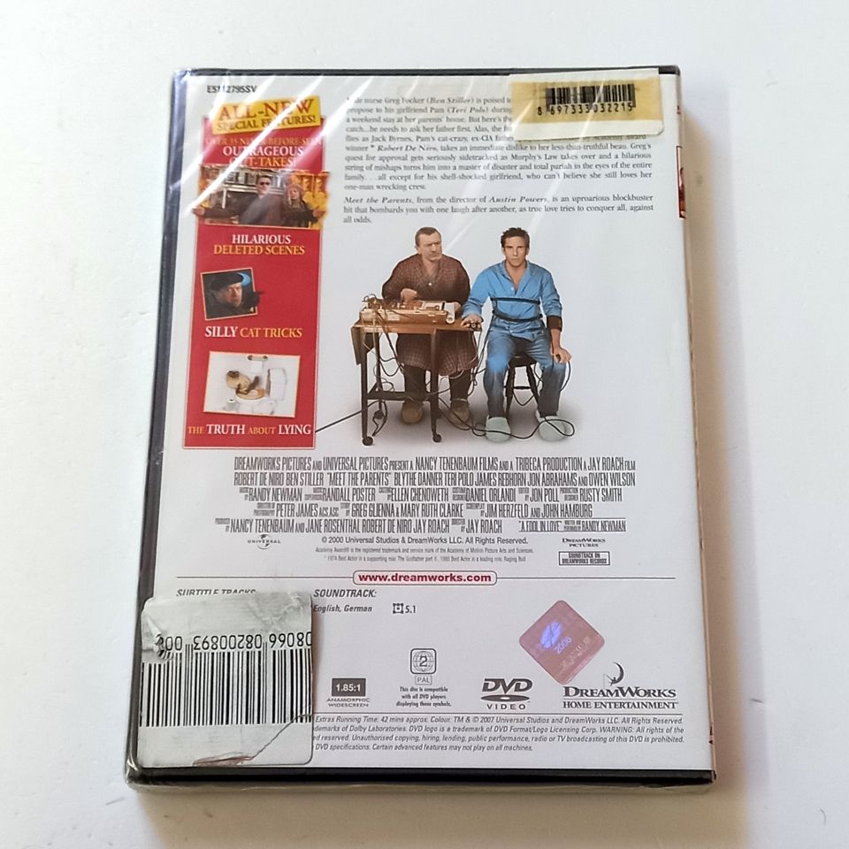MEET THE PARENTS - ROBERT DE NIRO, BEN STILLER - DVD AMBALAJINDA SIFIR