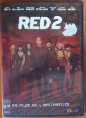 RED 2 - BRUCE WILLIS - JOHN MALKOVICH - CATHERINE ZETA-JONES - ANTHONY HOPKINS - DVD SIFIR