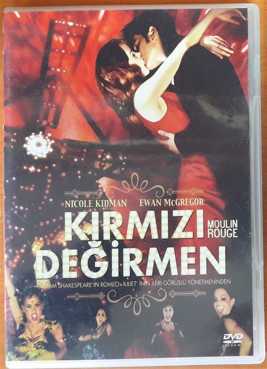 MOULIN ROUGE (2001) - KIRMIZI DEĞİRMEN - NICOLE KIDMAN - EWAN McGREGOR - BAZ LUHRMANN - 2DVD 2.EL