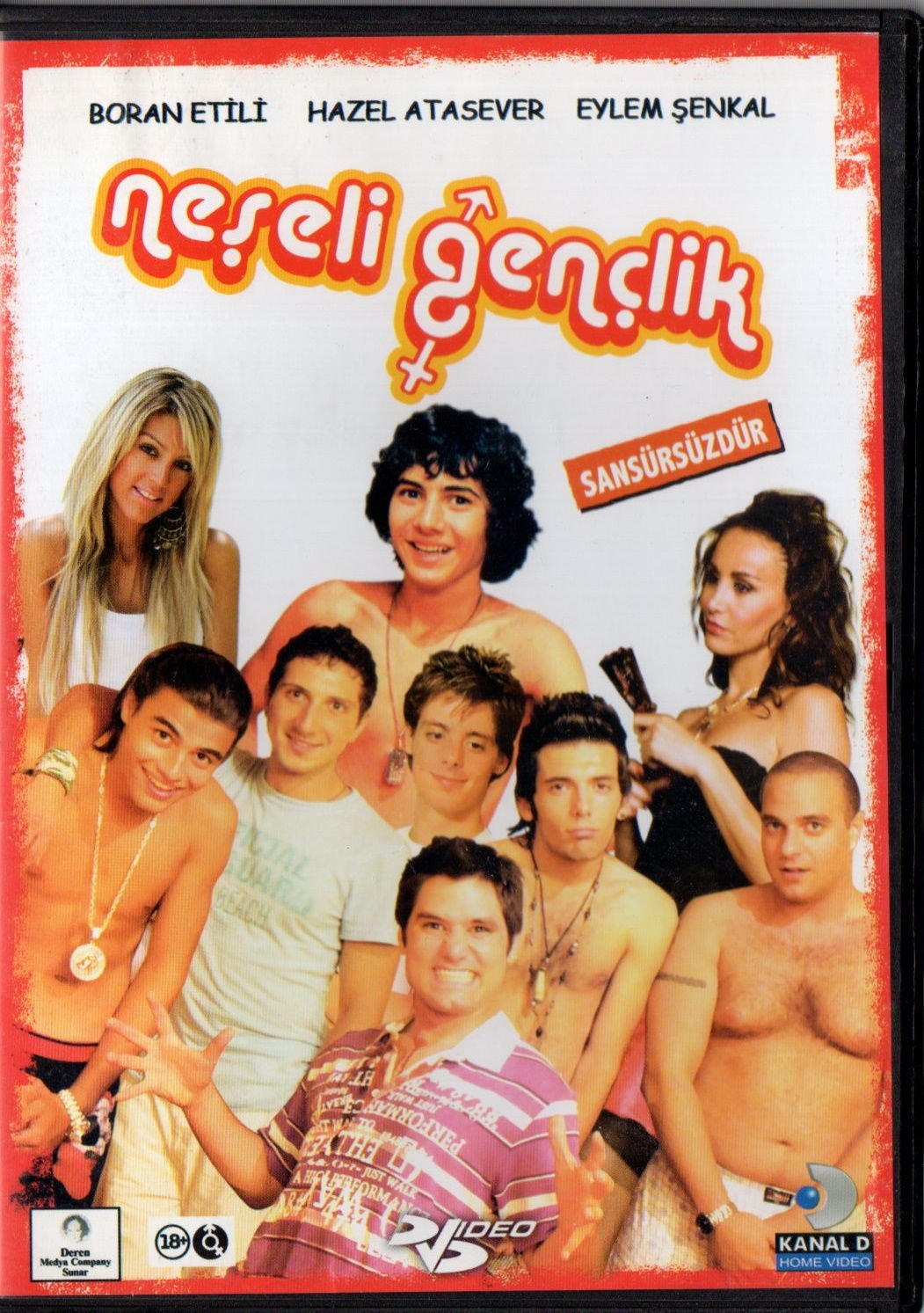 NEŞELİ GENÇLİK - SANSÜRSÜZ - BORAN ETİLİ - HAZEL ATASEVER - DVD 2.EL