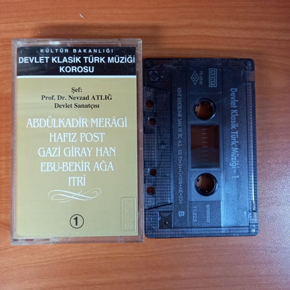 DEVLET KLASİK TÜRK MÜZİĞİ KOROSU 1 / ŞEF: PROF. DR. NEVZAD ATLIĞ (1993) - KASET 2.EL