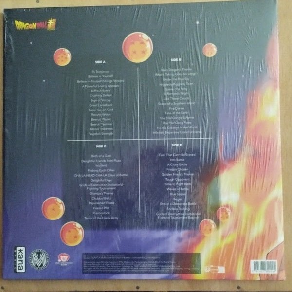 DRAGON BALL SUPER ORIGINAL SOUNDTRACK VOL.1  NORIHITO SUMITOMO (2024) - COLORED 2LP SIFIR PLAK