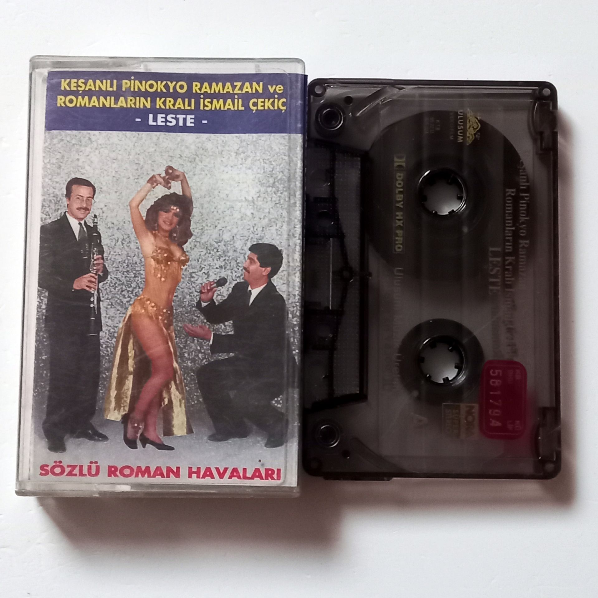 KEŞANLI PİNOKYO RAMAZAN VE ROMANLARIN KRALI İSMAİL ÇEKİÇ - LESTE (1995) - KASET 2.EL