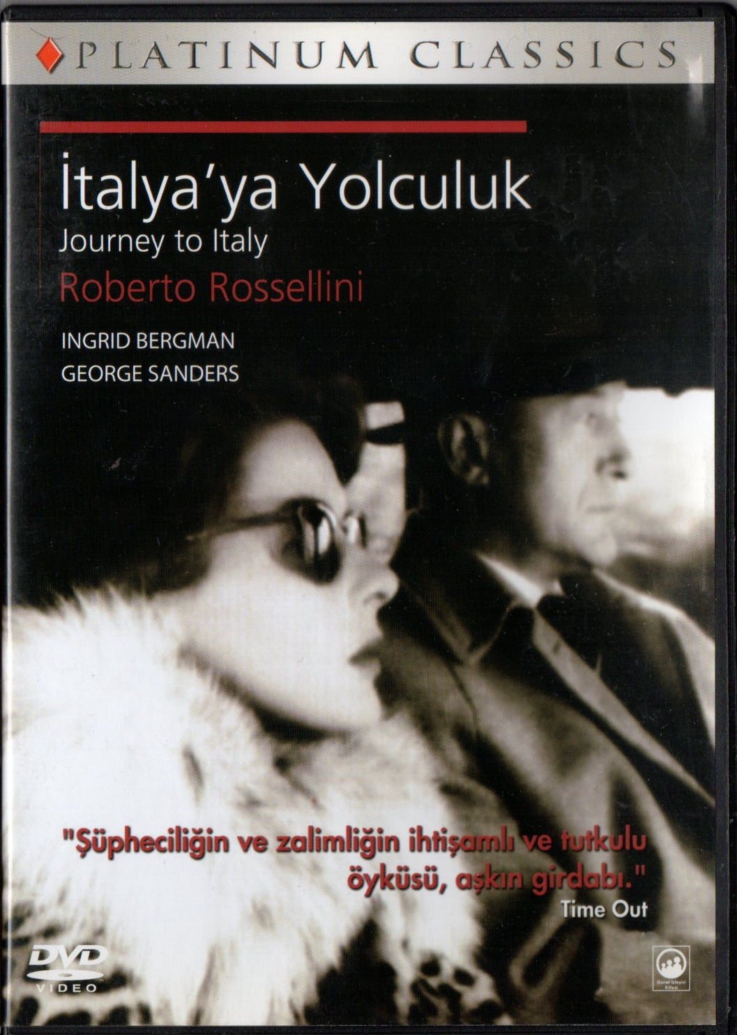 JOURNEY TO ITALY - İTALYA'YA YOLCULUK - ROBERTO ROSSELLINI - INGRID BERGMAN - DVD 2.EL