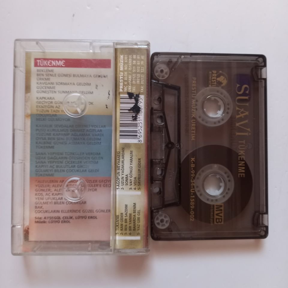 SUAVİ - TÜKENME (1999) - KASET 2.EL