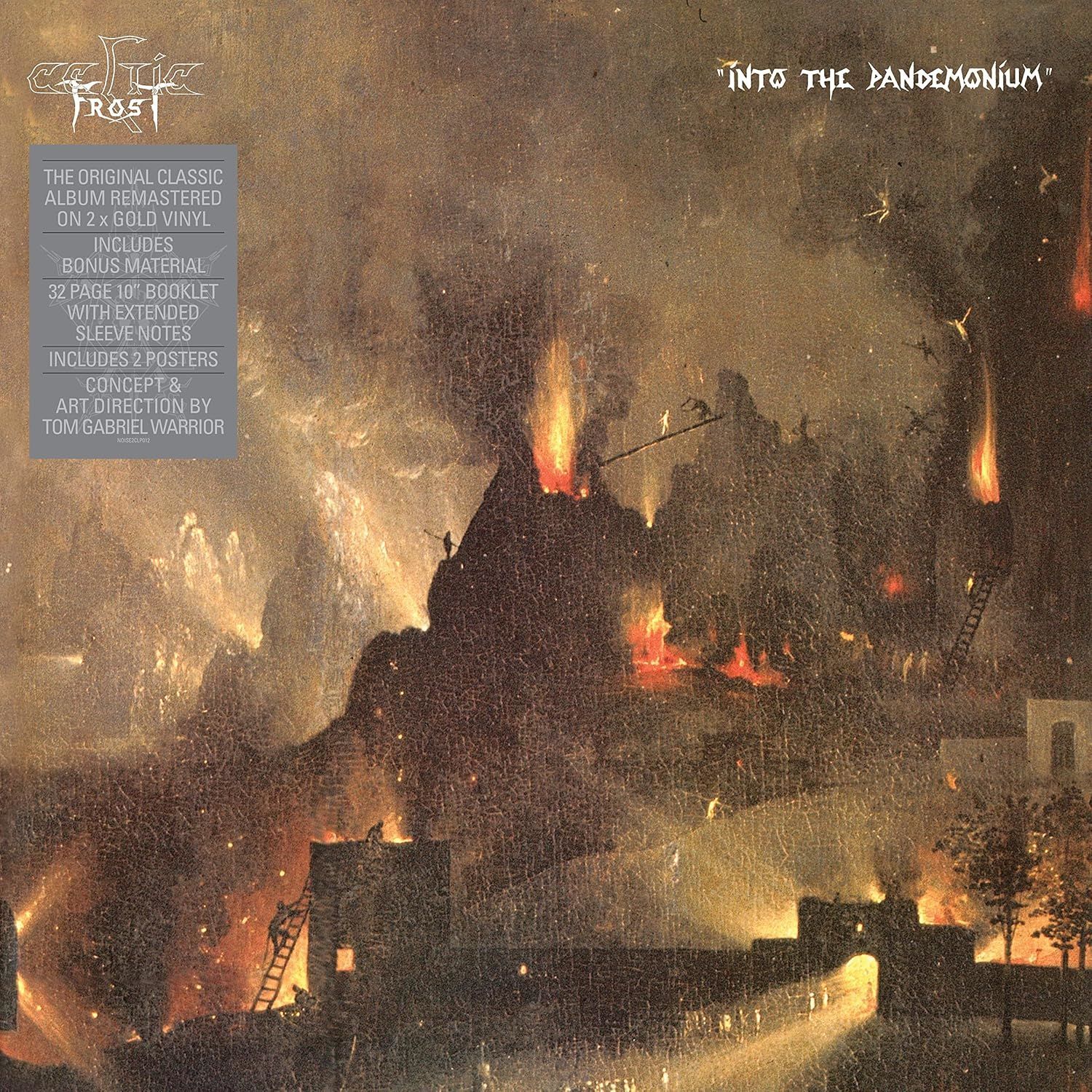 CELTIC FROST - INTO THE PANDEMONIUM (1987) - 2LP 2023 GOLD COLOURED EDITION SIFIR PLAK
