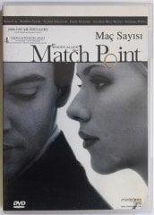 MAÇ SAYISI - MATCH POINT - SCARLETT JOHANSSON - JONATHAN RHYS MEYERS - WOODY ALLEN - DVD 2.EL