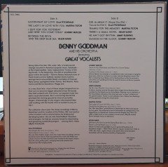 BENNY GOODMAN - GREAT VOCALISTS - PLAK 2.EL