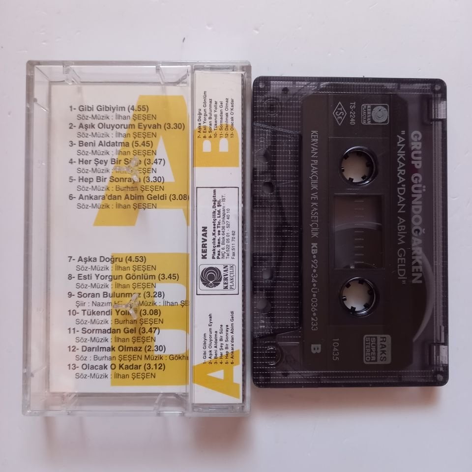 GRUP GÜNDOĞARKEN - ANKARA'DAN ABİM GELDİ (1992) - KASET 2.EL