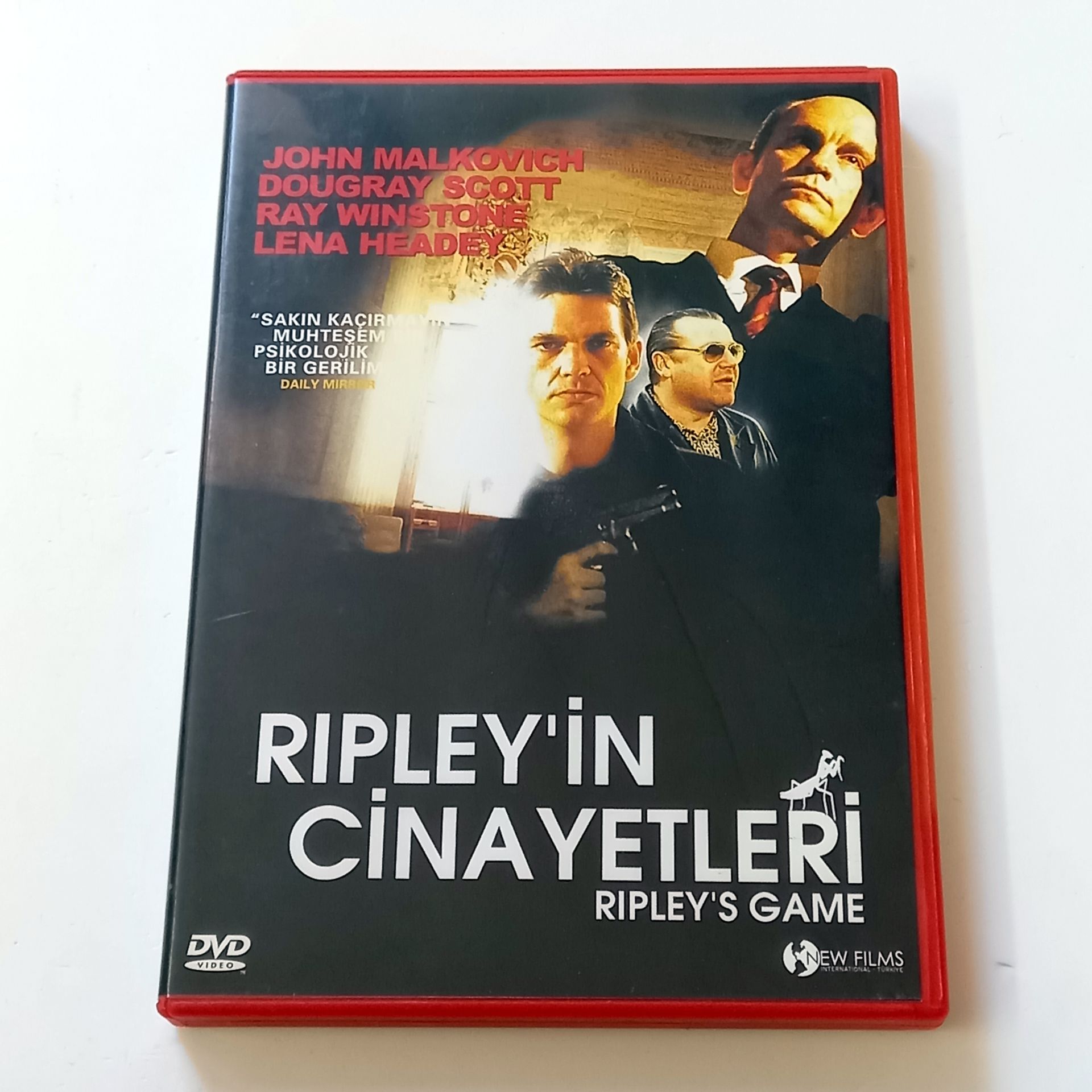 RIPLEY\'İN CİNAYETLERİ - RIPLEY\'S GAME - JOHN MALKOVICH, DOUGRAY SCOTT - DVD 2. EL