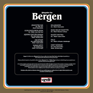 BERGEN - ŞİKAYETİM VAR (1982) LP 2022 SIFIR PLAK