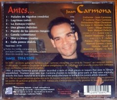 JUAN CARMONA - ANTES... (1998) - CD SIFIR