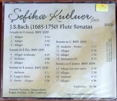 ŞEFİKA KUTLUER / FLUTE / J.S. BACH SONATAS - CD TÜRKİYE CUMHURİYET MERKEZ BANKASI SIFIR