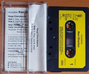 RAVI SHANKAR - RAGA CHARUKAUNS - KASET MADE IN GERMANY 2.EL