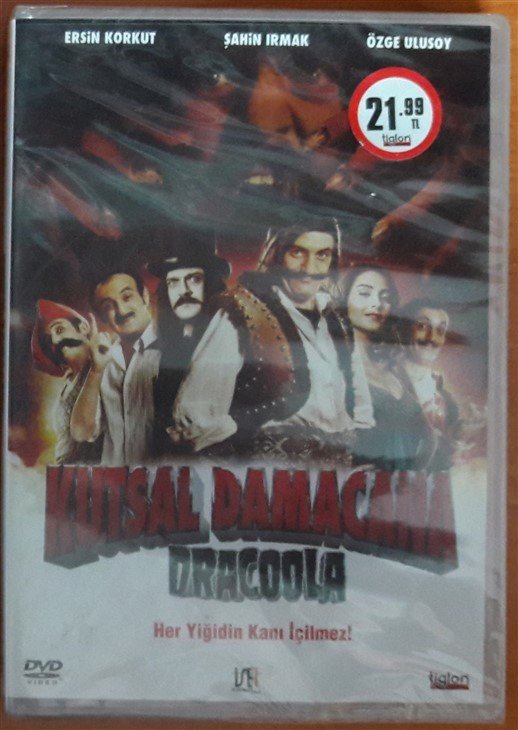 KUTSAL DAMACANA DRACOOLA - ERSİN KORKUT - KORHAN BOZKURT - DVD SIFIR