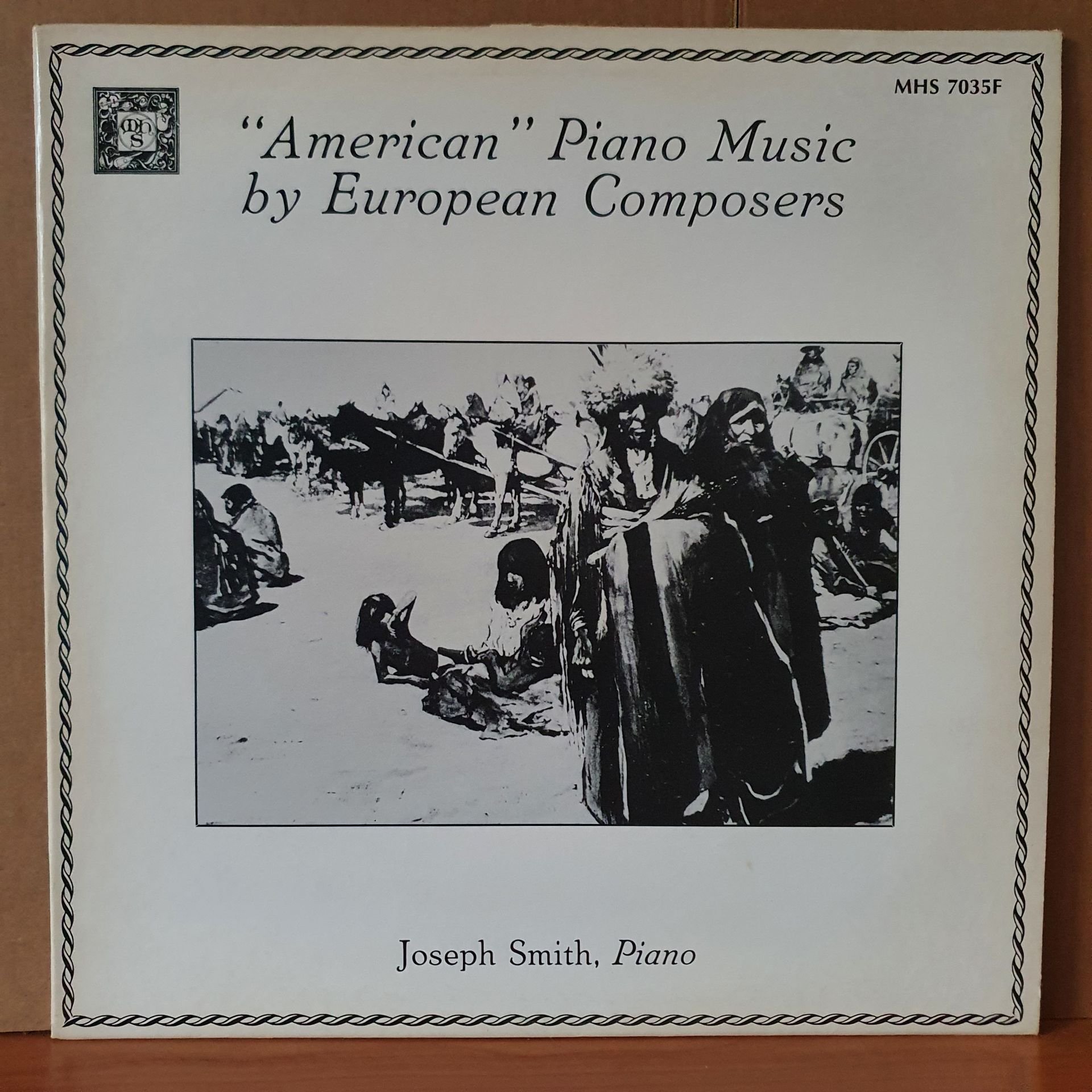''AMERICAN'' PIANO MUSIC BY EUROPEAN COMPOSERS / JOSEPH SMITH (1984) - LP 2.EL PLAK