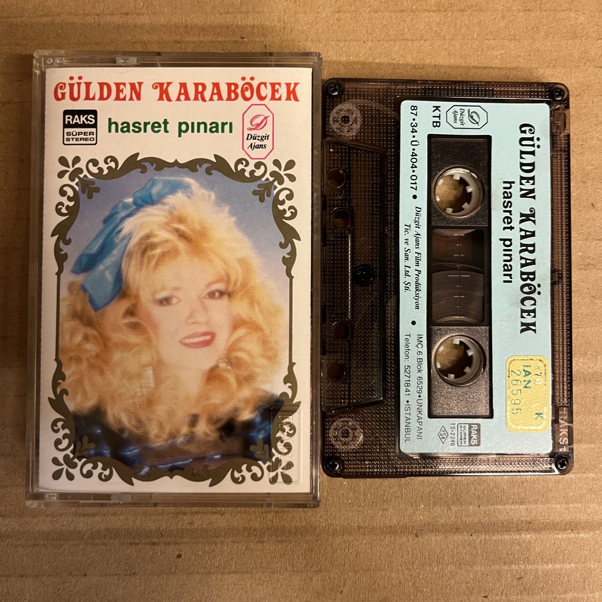 GÜLDEN KARABÖCEK - HASRET PINARI (1987) - KASET 2.EL