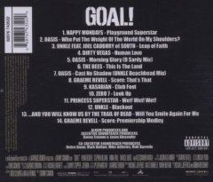 GOAL SOUNDTRACK (2005) CD OASIS HAPPY MONDAYS UNKLE ZERO 7 KASABIAN SIFIR SIFIR