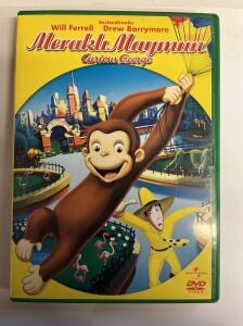 CURIOUS GEORGE - MERAKLI MAYMUN - WILL FERRELL - DREW BARRYMORE - ANİMASYON - DVD 2.EL