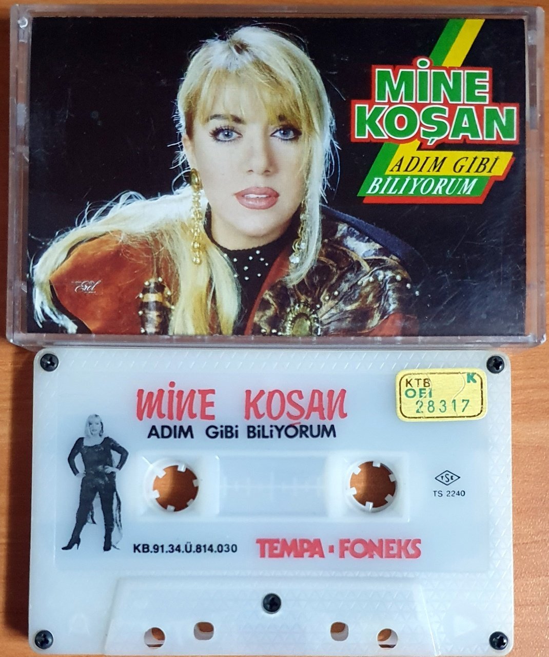 MİNE KOŞAN - ADAM GİBİ BİLİYORUM (1991) - KASET TEMPA FONEKS 2.EL
