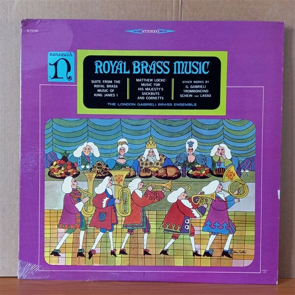 ROYAL BRASS MUSIC / THE LONDON GABRIELI BRASS ENSEMBLE (1965) - LP 2.EL PLAK