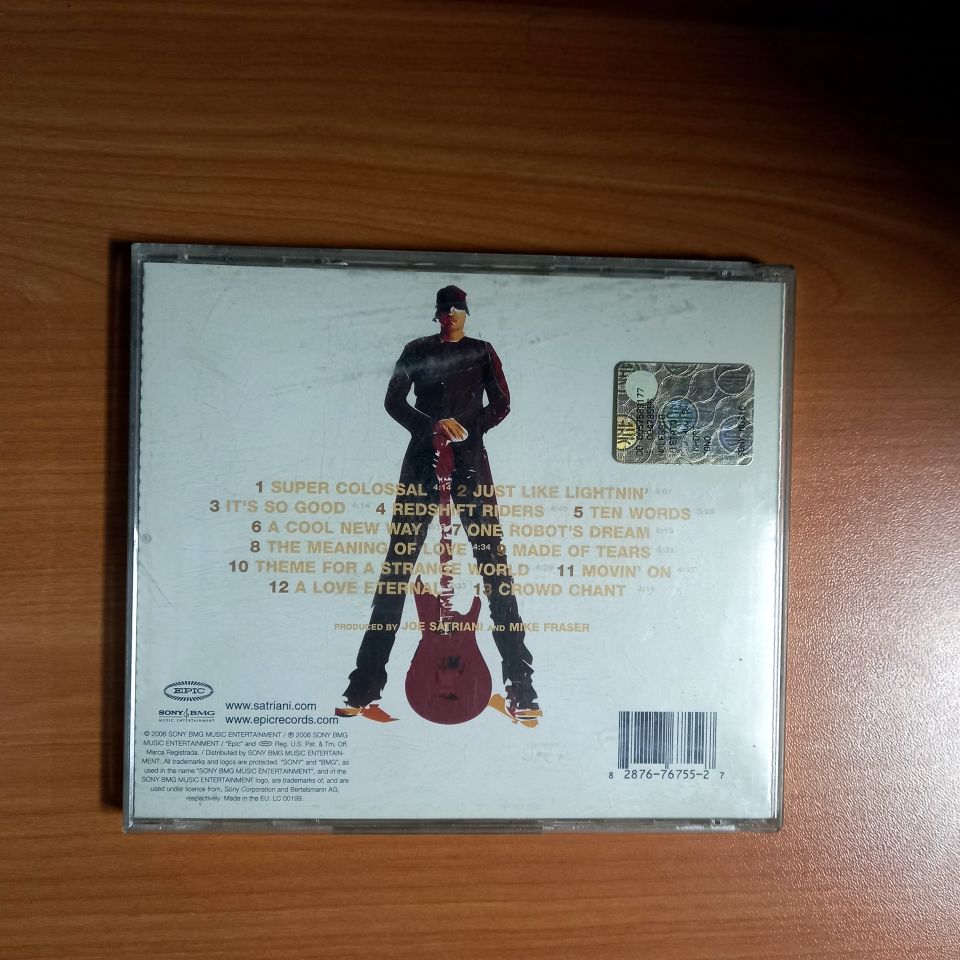 JOE SATRIANI – SUPER COLOSSAL (2006) - CD 2.EL