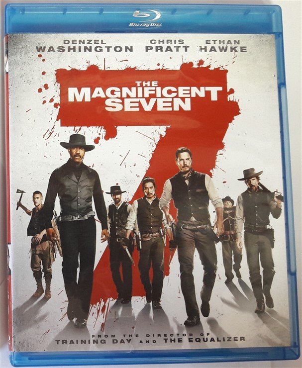 THE MAGNIFICENT SEVEN - DENZEL WASHINGTON - CHRIS PRATT - ETHAN HAWKE - BLU-RAY 2.EL