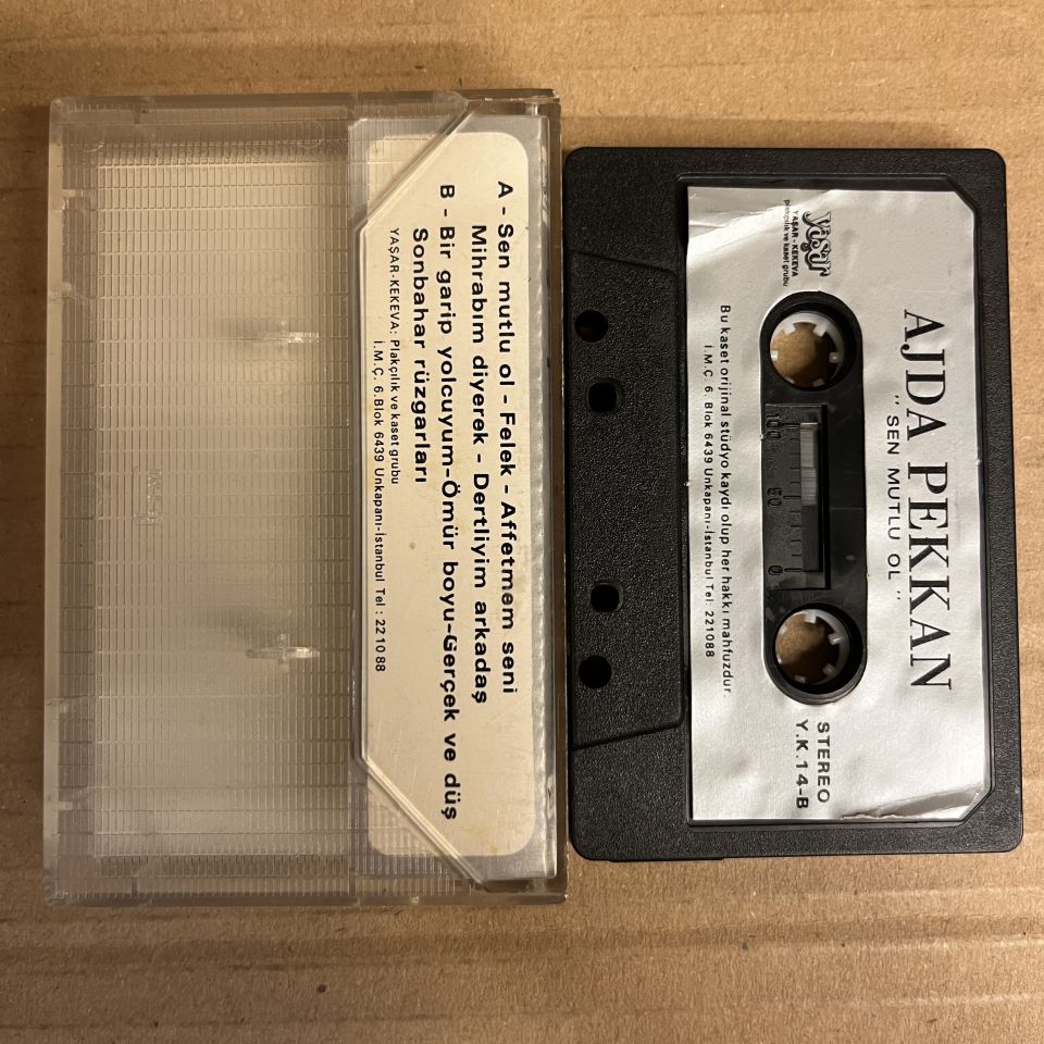 AJDA PEKKAN - SEN MUTLU OL (1981) - KASET 2.EL
