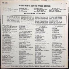 MITCH MILLER & THE GANG - MORE SING ALONG WITH MITCH - PLAK 2.EL
