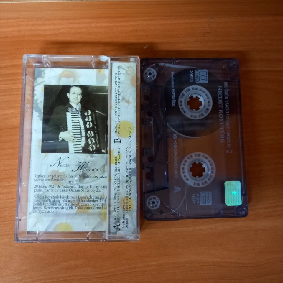 NECDET KOYUTÜRK - BİR ÖMÜR TANGO / TÜRKÇE TANGOLAR 2 (1998) - KASET 2.EL