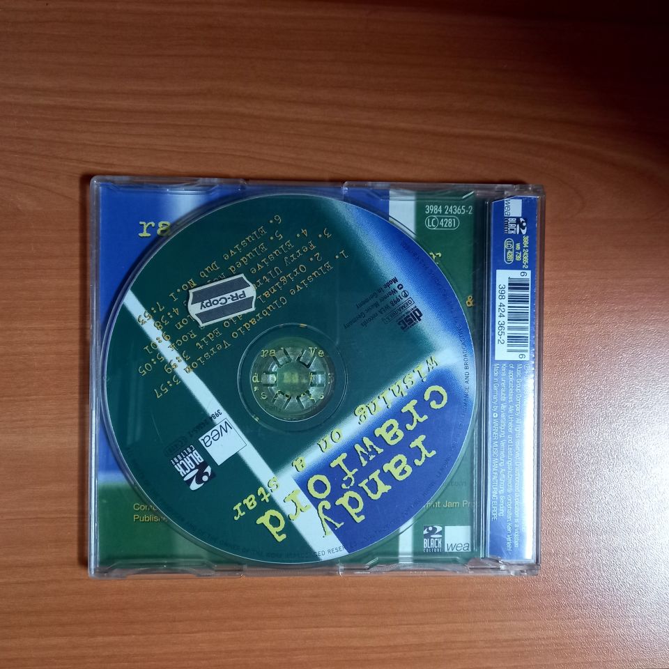 RANDY CRAWFORD – WISHING ON A STAR (1998) - CD SINGLE 2.EL