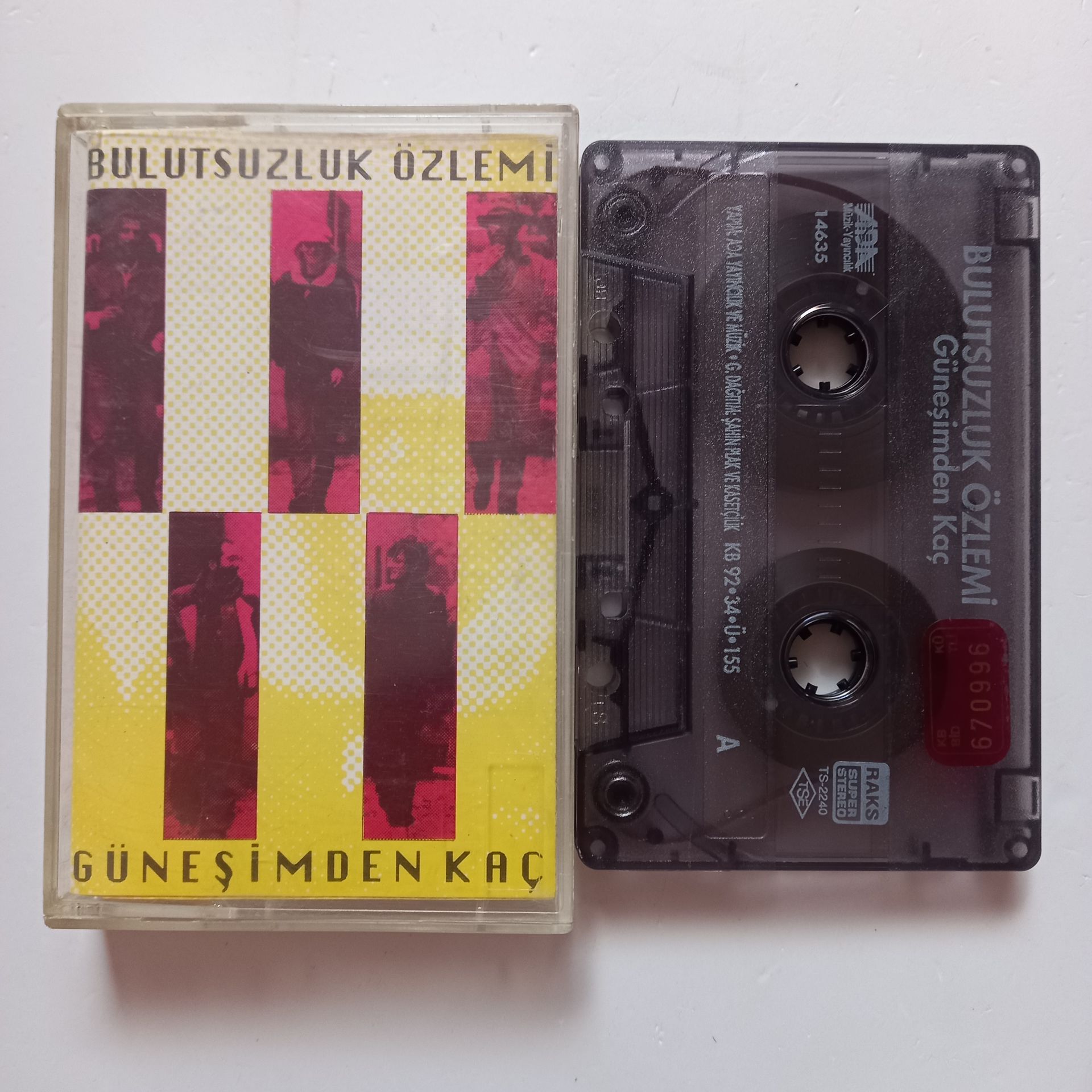 BULUTSUZLUK ÖZLEMİ - GÜNEŞİMDEN KAÇ (1992) - KASET 2.EL