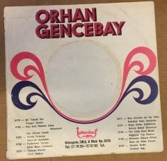 ORHAN GENCEBAY İSTANBUL PLAK 45LİK KAPAĞI DİKKAT SADECE KAPAKTIR