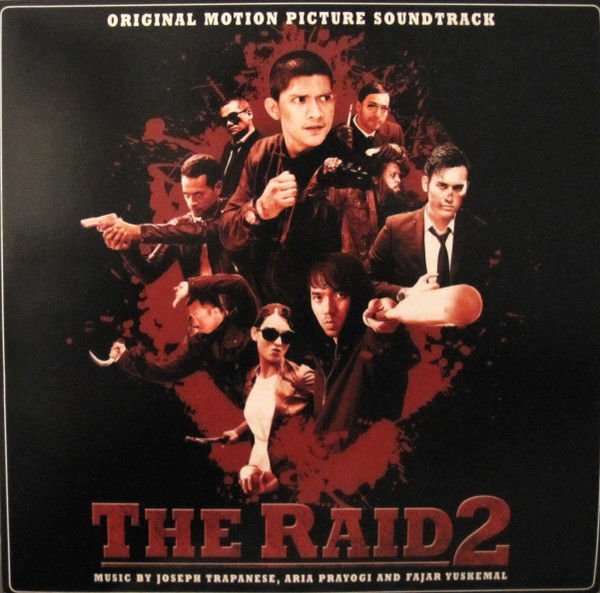 THE RAID 2 SOUNDTRACK JOSEPH TRAPANESE, ARIA PRAYOGI, FAJAR YUSKEMAL (2014) - 2LP SIFIR PLAK