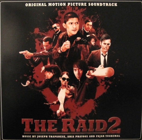 THE RAID 2 SOUNDTRACK JOSEPH TRAPANESE, ARIA PRAYOGI, FAJAR YUSKEMAL (2014) - 2LP SIFIR PLAK