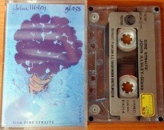 JOHN STRAITS - GLASS DIRE STRAITS (1988) PLAKSAN CASSETTE MADE IN TURKEY ''USED''  PAPER LABEL