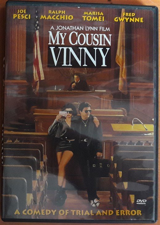 MY COUSIN VINNY - JOE PESCI - RALPH MACCHIO - MARISA TOMEI - DVD 2.EL 1. BÖLGE TR ALTYAZI YOKTUR
