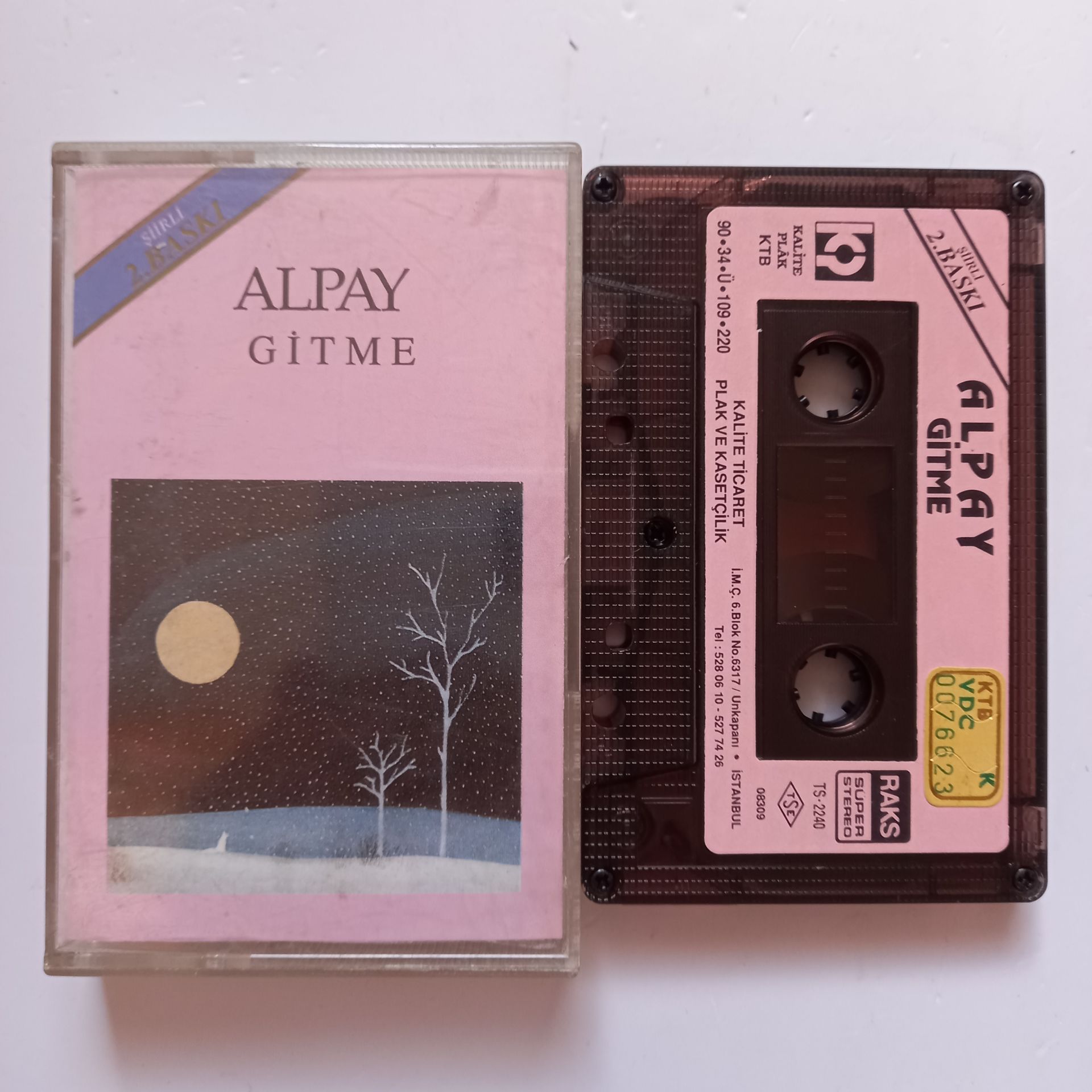 ALPAY - GİTME (1990) - KASET 2.EL