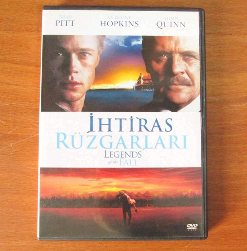 İHTİRAS RÜZGARLARI - LEGENDS OF THE FALL - BRAD PITT - ANTHONY HOPKINS - AIDAN QUINN - DVD 2.EL