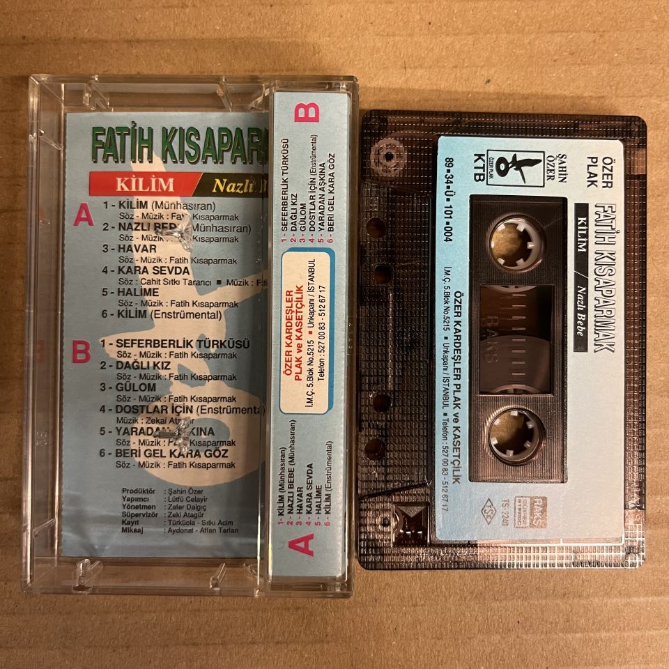 FATİH KISAPARMAK - KİLİM / NAZLI BEBE (1989) - KASET 2.EL