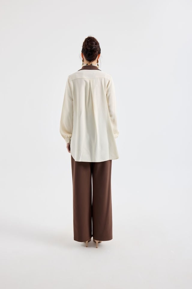 YELEK GÖRÜNÜMLÜ BLUZ PANTALON TAKIM 42